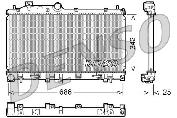 DENSO Kühler, Motorkühlung