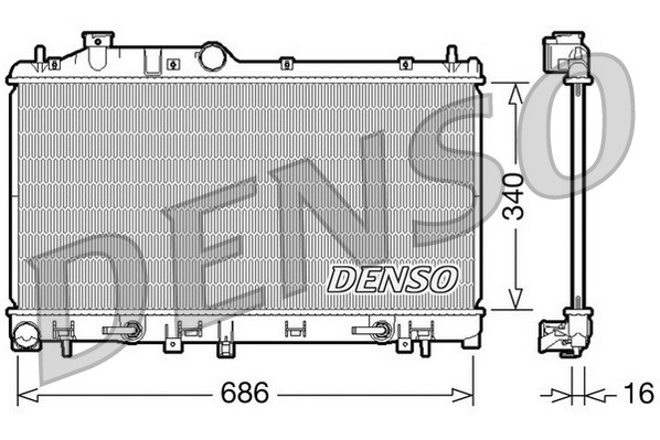 DENSO Kühler, Motorkühlung