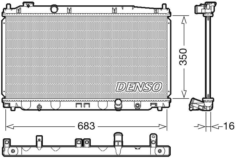 DENSO Kühler, Motorkühlung