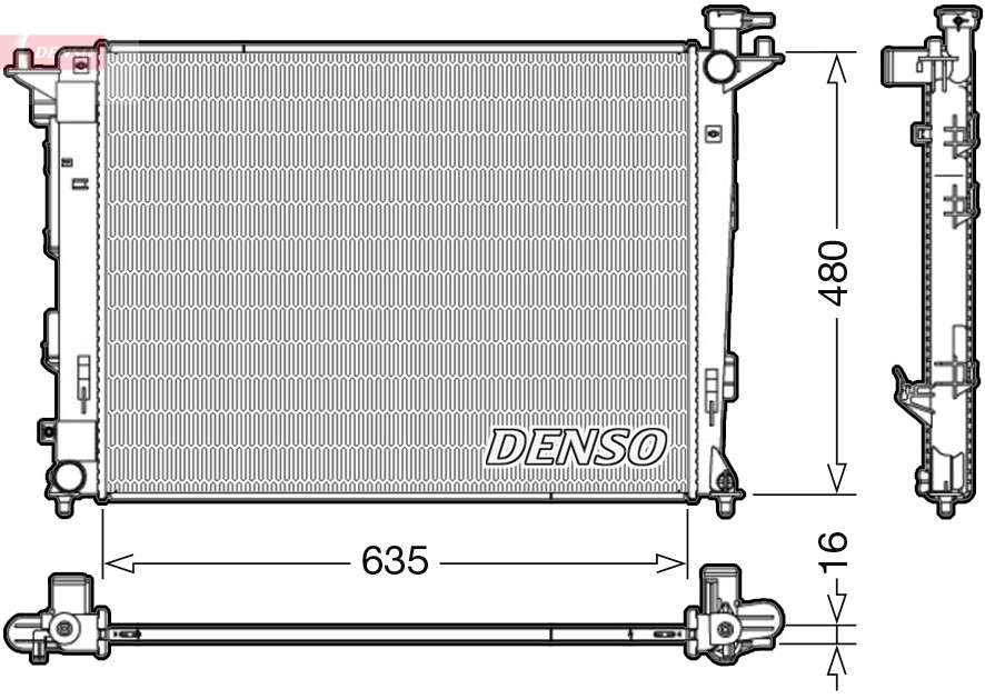 DENSO Kühler, Motorkühlung