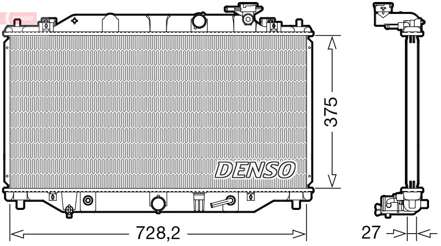 DENSO Kühler, Motorkühlung