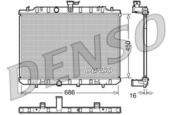 DENSO Kühler, Motorkühlung
