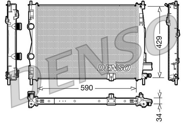 DENSO Kühler, Motorkühlung