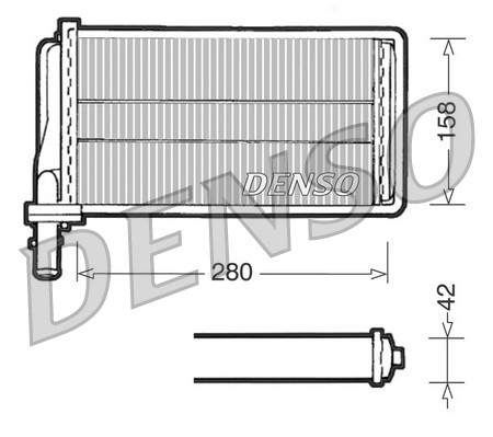 DENSO Wärmetauscher, Innenraumheizung