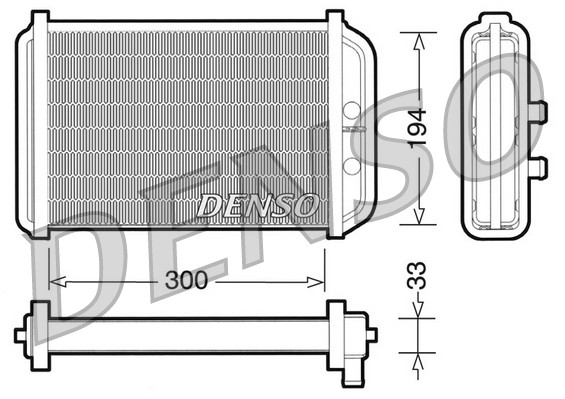 DENSO Wärmetauscher, Innenraumheizung