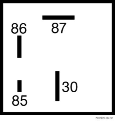 HERTH+BUSS ELPARTS Relais, Kraftstoffpumpe