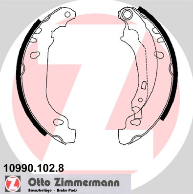 ZIMMERMANN Bremsbackensatz