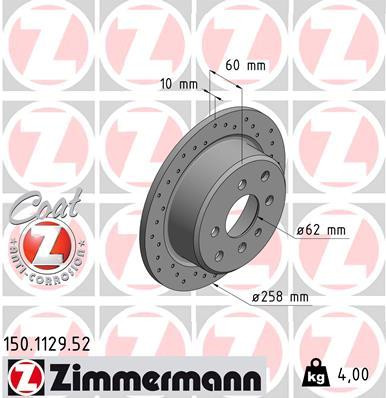 ZIMMERMANN Bremsscheibe