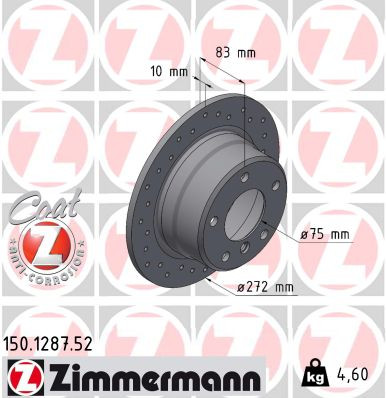 ZIMMERMANN Bremsscheibe