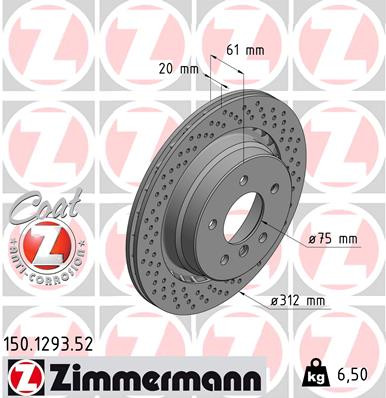 ZIMMERMANN Bremsscheibe