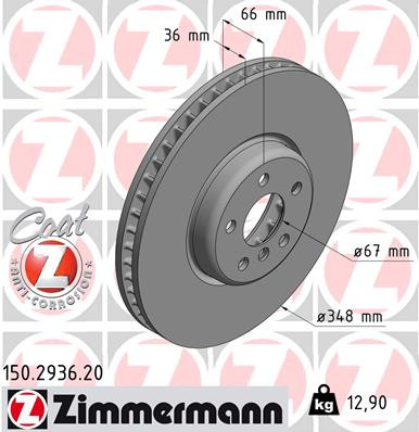 ZIMMERMANN Bremsscheibe ZIMMERMANN Bremsscheibe