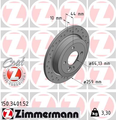 ZIMMERMANN Bremsscheibe