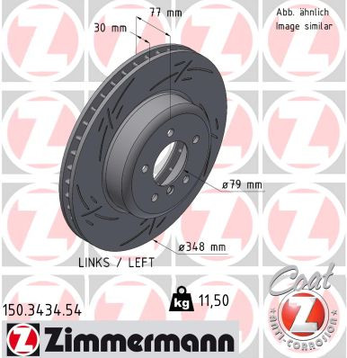 ZIMMERMANN Bremsscheibe