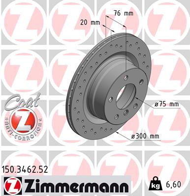 ZIMMERMANN Bremsscheibe