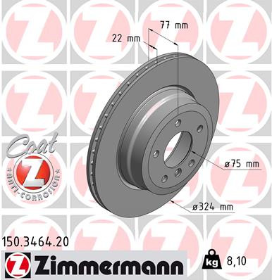 ZIMMERMANN Bremsscheibe