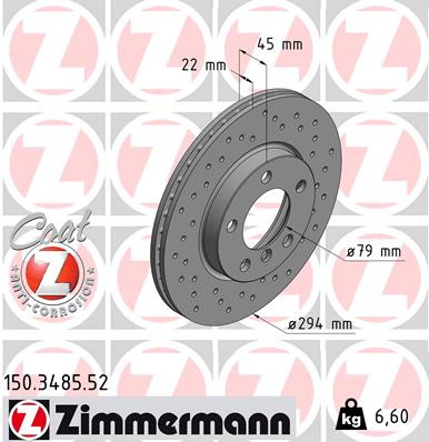 ZIMMERMANN Bremsscheibe