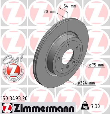 ZIMMERMANN Bremsscheibe