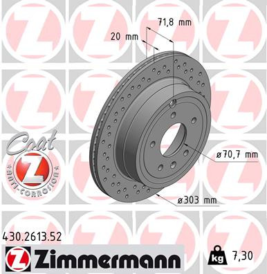ZIMMERMANN Bremsscheibe