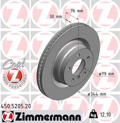 ZIMMERMANN Bremsscheibe