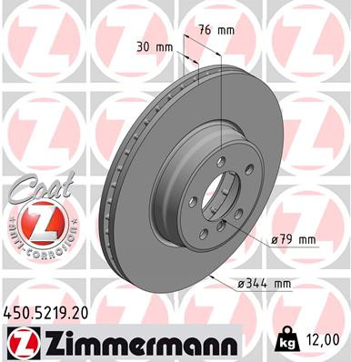ZIMMERMANN Bremsscheibe