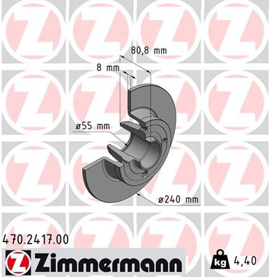 ZIMMERMANN Bremsscheibe
