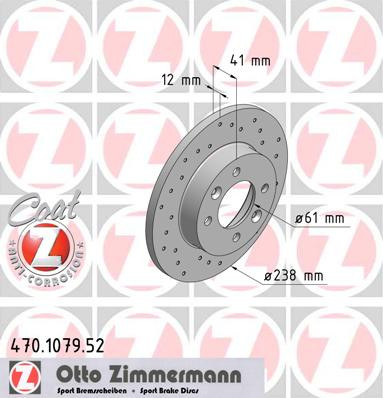 ZIMMERMANN Bremsscheibe