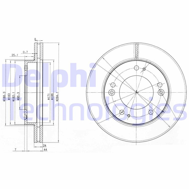 DELPHI Bremsscheibe