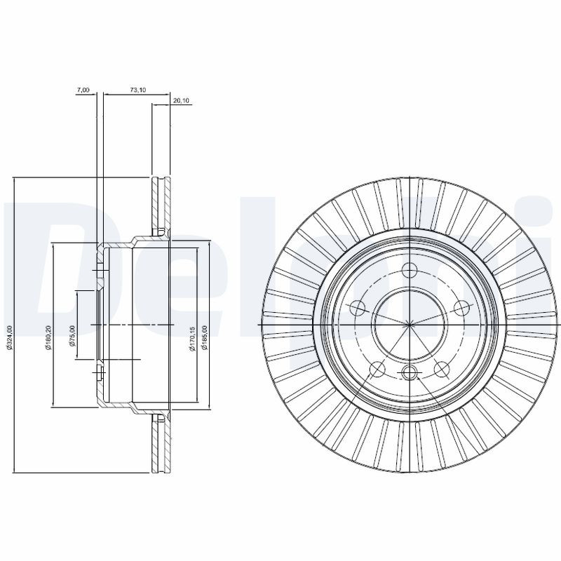 DELPHI Bremsscheibe