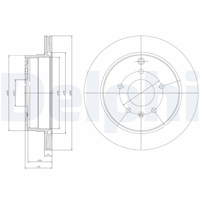 DELPHI Bremsscheibe