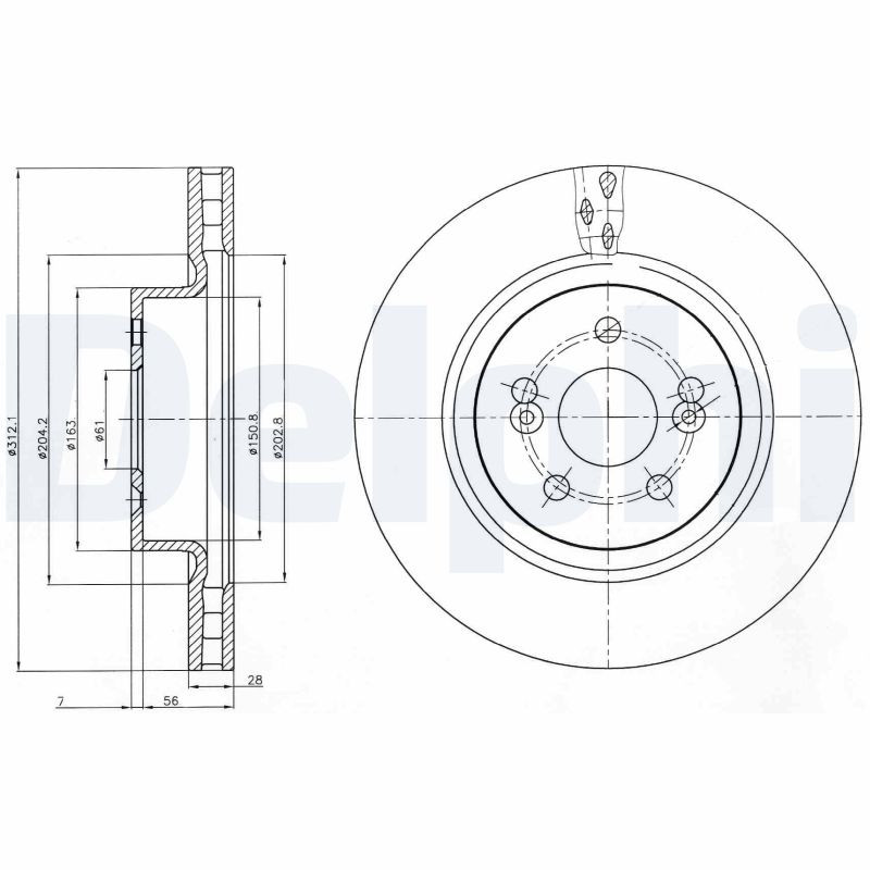 DELPHI Bremsscheibe