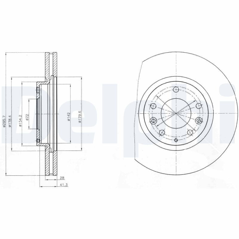 DELPHI Bremsscheibe