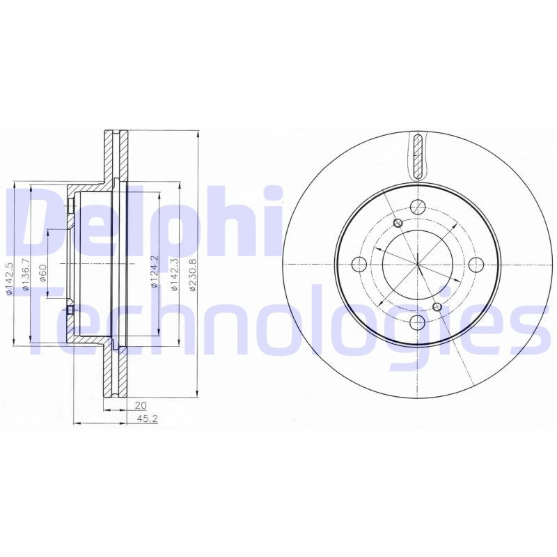 DELPHI Bremsscheibe