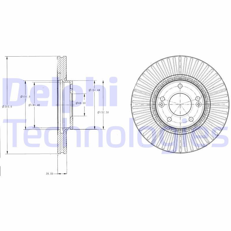DELPHI Bremsscheibe