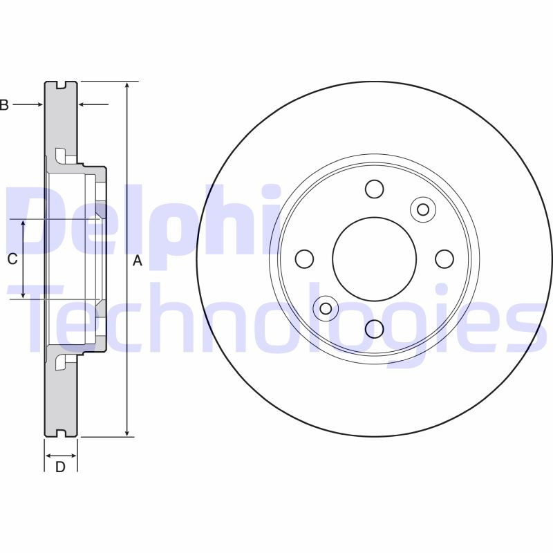 DELPHI Bremsscheibe