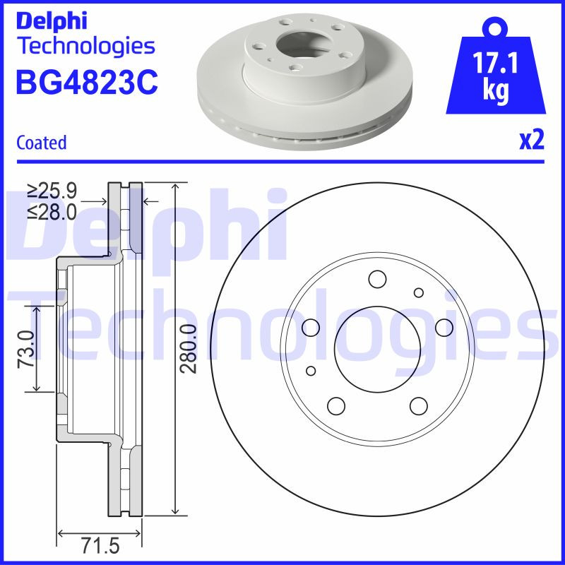 DELPHI Bremsscheibe