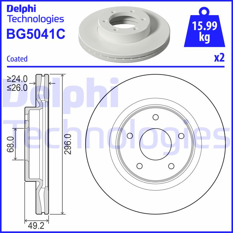 DELPHI Bremsscheibe