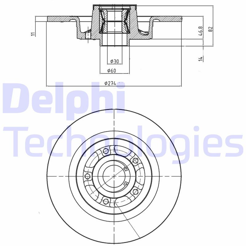 DELPHI Bremsscheibe