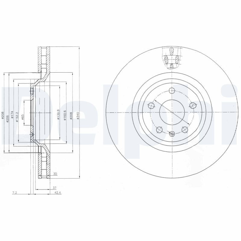 DELPHI Bremsscheibe