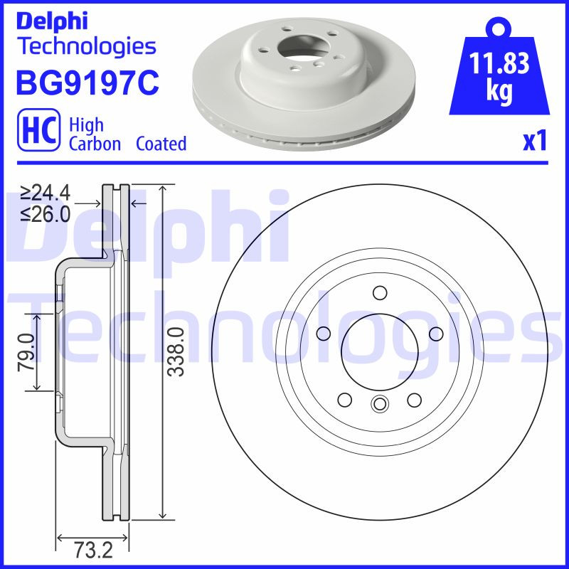 DELPHI Bremsscheibe