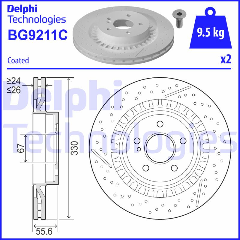 DELPHI Bremsscheibe