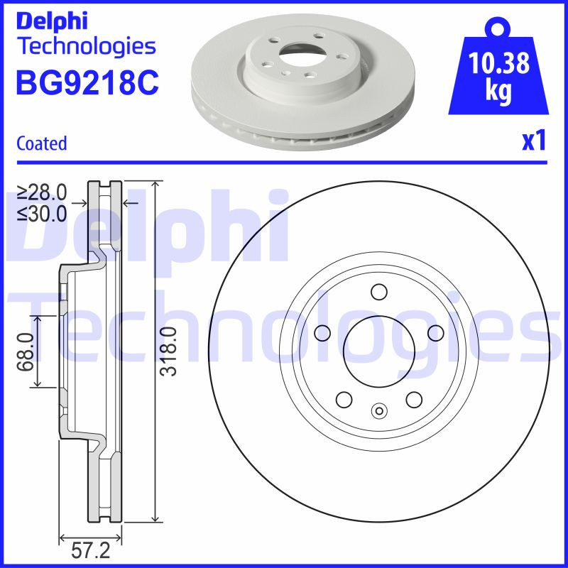 DELPHI Bremsscheibe