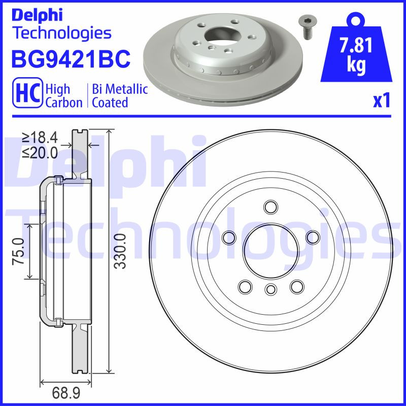 DELPHI Bremsscheibe