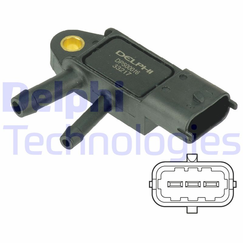 DELPHI Sensor, Abgasdruck