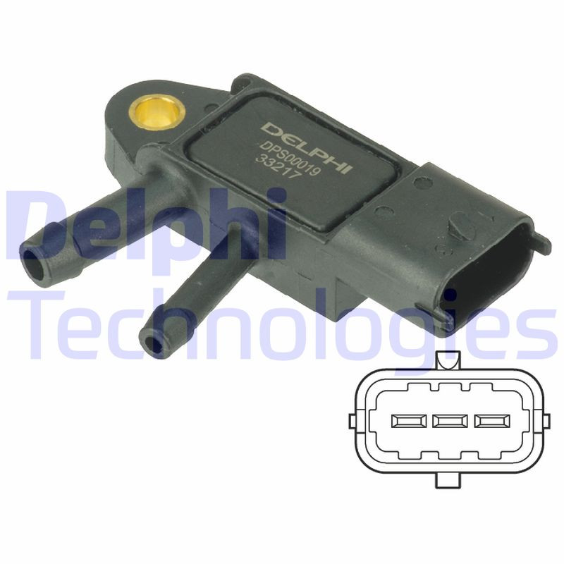 DELPHI Sensor, Abgasdruck