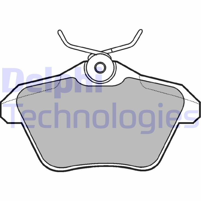 DELPHI Bremsbelagsatz, Scheibenbremse