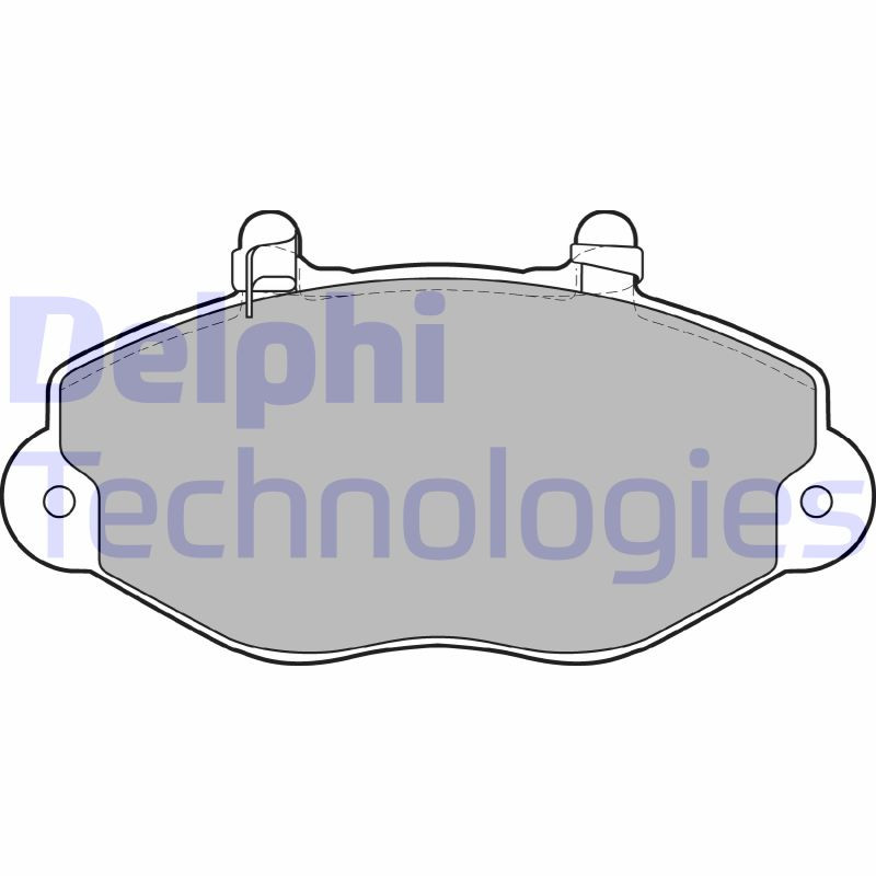 DELPHI Bremsbelagsatz, Scheibenbremse