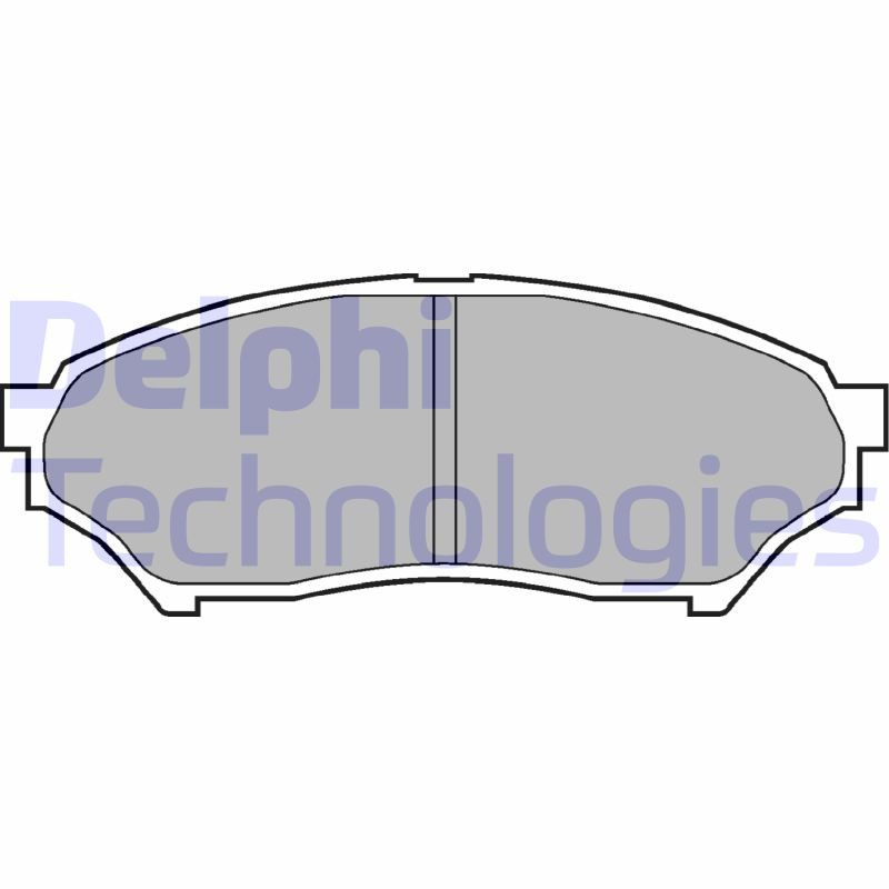 DELPHI Bremsbelagsatz, Scheibenbremse
