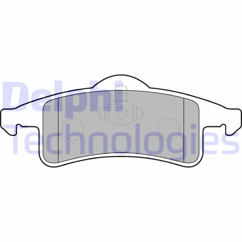 DELPHI Bremsbelagsatz, Scheibenbremse