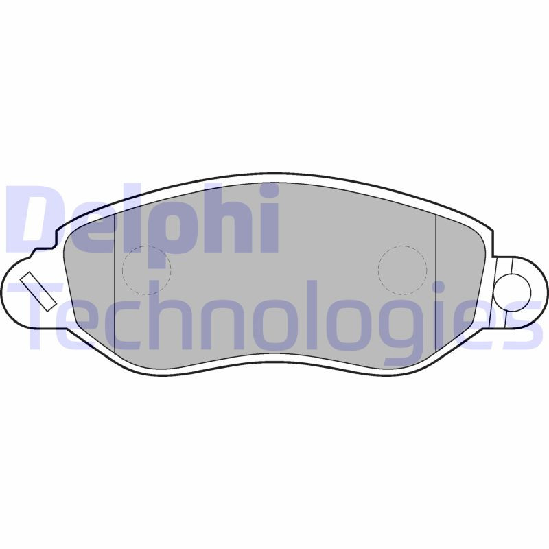 DELPHI Bremsbelagsatz, Scheibenbremse