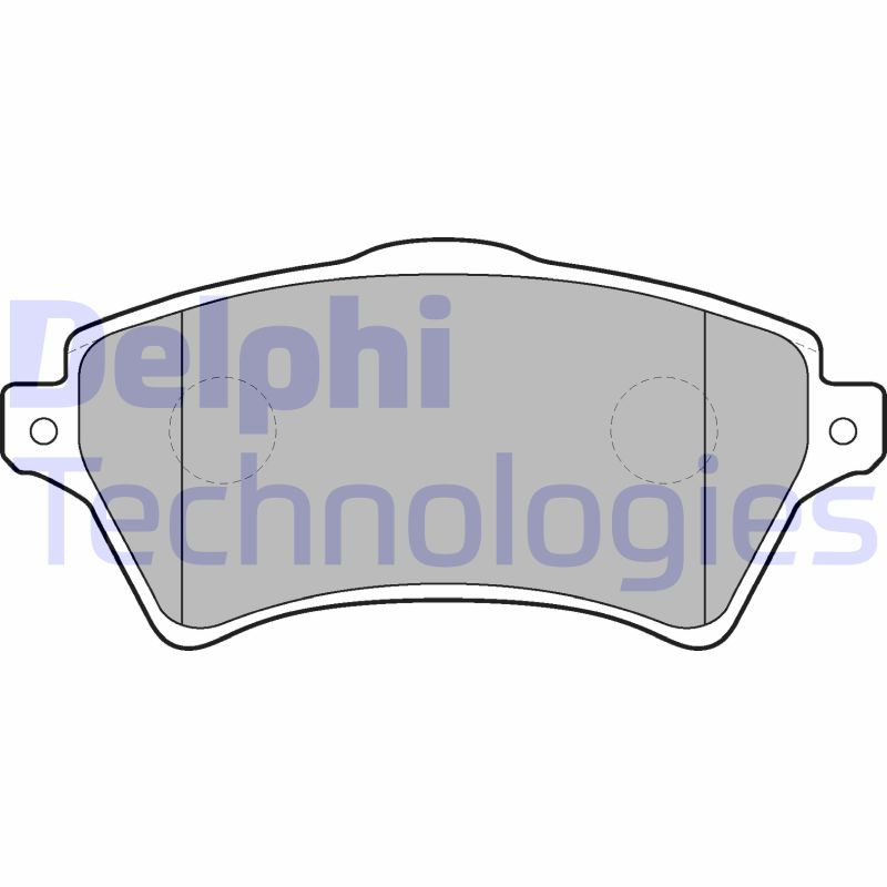 DELPHI Bremsbelagsatz, Scheibenbremse